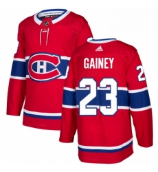 Mens Adidas Montreal Canadiens 23 Bob Gainey Authentic Red Home NHL Jersey 