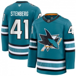 Men San Jose Sharks  41 Ivar Stenberg Teal 2026 Stitched Hockey Jersey