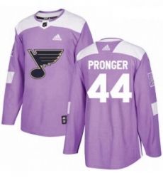 Youth Adidas St Louis Blues 44 Chris Pronger Authentic Purple Fights Cancer Practice NHL Jersey Youth Adidas St Louis Blues 44 Chris Pronger Authentic Purple Fights Cancer Practice NHL Jersey