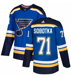 Youth Adidas St Louis Blues 71 Vladimir Sobotka Premier Royal Blue Home NHL Jersey Youth Adidas St Louis Blues 71 Vladimir Sobotka Premier Royal Blue Home NHL Jersey