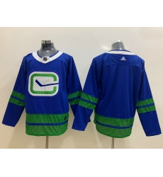 Canucks Blank Blue Adidas Jersey