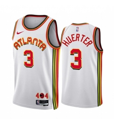 Men's Atlanta Hawks #3 Kevin Huerter 2022-23 White Association Edition Stitched Jersey