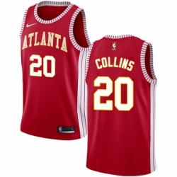 Womens Nike Atlanta Hawks 20 John Collins Swingman Red NBA Jersey Statement Edition 