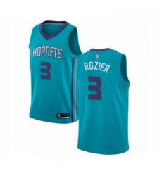 Womens Jordan Charlotte Hornets 3 Terry Rozier Authentic Teal Basketball Jersey Icon Edition 