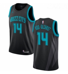 Womens Nike Jordan Charlotte Hornets 14 Michael Kidd Gilchrist Swingman Black NBA Jersey 2018 19 City Edition