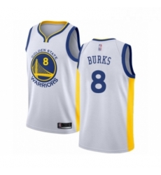 Youth Golden State Warriors 8 Alec Burks Swingman White Basketball Jersey Association Edition Youth Golden State Warriors 8 Alec Burks Swingman White Basketball Jersey Association Edition