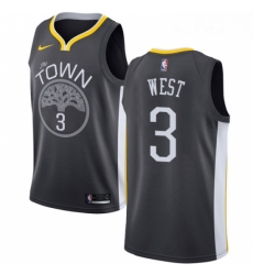 Youth Nike Golden State Warriors 3 David West Swingman Black Alternate NBA Jersey Statement Edition Youth Nike Golden State Warriors 3 David West Swingman Black Alternate NBA Jersey Statement Edition