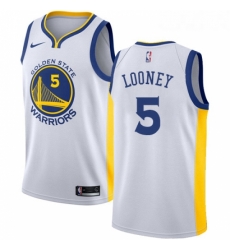 Youth Nike Golden State Warriors 5 Kevon Looney Swingman White Home NBA Jersey Association Edition Youth Nike Golden State Warriors 5 Kevon Looney Swingman White Home NBA Jersey Association Edition