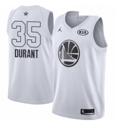 Youth Nike Jordan Golden State Warriors 35 Kevin Durant Swingman White 2018 All Star Game NBA Jersey Youth Nike Jordan Golden State Warriors 35 Kevin Durant Swingman White 2018 All Star Game NBA Jersey