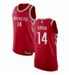 Mens Nike Houston Rockets 14 Gerald Green Authentic Red NBA Jersey Icon Edition 