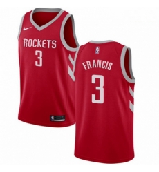 Mens Nike Houston Rockets 3 Steve Francis Swingman Red Road NBA Jersey Icon Edition