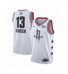 Youth Jordan Houston Rockets 13 James Harden Swingman White 2019 All Star Game Basketball Jersey Youth Jordan Houston Rockets 13 James Harden Swingman White 2019 All Star Game Basketball Jersey