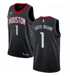 Youth Nike Houston Rockets 1 Michael Carter Williams Swingman Black NBA Jersey Statement Edition Edition Youth Nike Houston Rockets 1 Michael Carter Williams Swingman Black NBA Jersey Statement Edition Edition