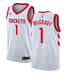 Youth Nike Houston Rockets 1 Tracy McGrady Authentic White Home NBA Jersey Association Edition Youth Nike Houston Rockets 1 Tracy McGrady Authentic White Home NBA Jersey Association Edition
