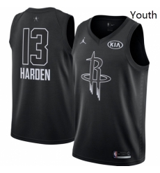 Youth Nike Jordan Houston Rockets 13 James Harden Swingman Black 2018 All Star Game NBA Jersey Youth Nike Jordan Houston Rockets 13 James Harden Swingman Black 2018 All Star Game NBA Jersey