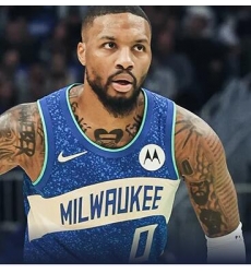 Men Milwaukee Bucks #0 Damian Lillard Unveil New City Edition Uniforms For 2023-24 Season