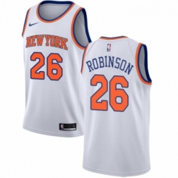 Youth Nike New York Knicks 26 Mitchell Robinson Swingman White NBA Jersey Association Edition 