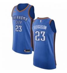 Mens Nike Oklahoma City Thunder 23 Terrance Ferguson Authentic Royal Blue Road NBA Jersey Icon Edition 