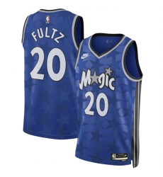 Men Orlando Magic 20 Markelle Fultz Blue 2023 24 Classic Edition Stitched Basketball Jersey