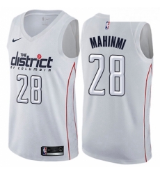 Mens Nike Washington Wizards 28 Ian Mahinmi Swingman White NBA Jersey City Edition 