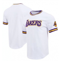 Men Los Angeles Lakers Active Player Custom White Stitched Jersey