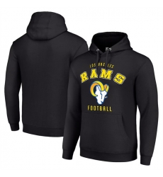 Men Los Angeles Rams Black Pullover Hoodie