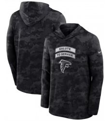 Men Atlanta Falcons Black 2026 Salute to Service Sideline Lightweight Hoodie Dri FIT Long Sleeve Top Men Atlanta Falcons Black 2026 Salute to Service Sideline Lightweight Hoodie Dri FIT Long Sleeve Top