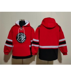 Men Toronto Raptors Blank Red Black Lace Up Pullover Hoodie Men Toronto Raptors Blank Red Black Lace Up Pullover Hoodie