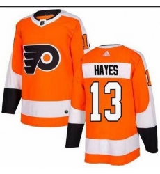 Men Philadelphia Flyers 13 Kevin Hayes Orange Adidas Jersey