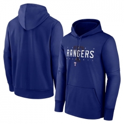 Men Texas Rangers Royal Pregame Performance Pullover Hoodie