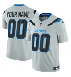 Men Detroit Lions Active Player Custom Silver 2026 F U S E  Rivalries Collection Limited Stitched Football Jersey