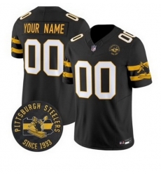 Men Women Youth Custom Pittsburgh Steelers Throwback 1933 Patch Vapor Limited Jersey Black Jersey Men Women Youth Custom Pittsburgh Steelers Throwback 1933 Patch Vapor Limited Jersey Black Jersey