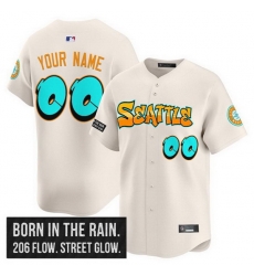 Men Women Youth Seattle Mariners Active Player Custom Cream 2025 Graffiti Emerald Drop Edition Vapor Premier Limited Stitched Jersey Men Women Youth Seattle Mariners Active Player Custom Cream 2025 Graffiti Emerald Drop Edition Vapor Premier Limited Stitched Jersey