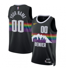 Denver Nuggets Nike Unisex 2025 2026 City Edition Swingman Custom Jersey Black