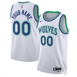 Men Minnesota Timberwolves Active Player Custom White 2026 27 Association Edition Stitched Basketball Jersey
