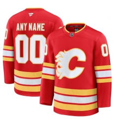 Men Women Youth Calgary Flames Fanatics Red Home Premium Custom Jersey