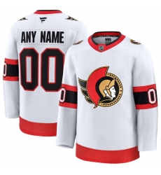 Men Women Youth Ottawa Senators Fanatics White Away Premium Custom Jersey