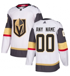 Men Women Youth Toddler White Jersey - Customized Adidas Vegas Golden Knights Away