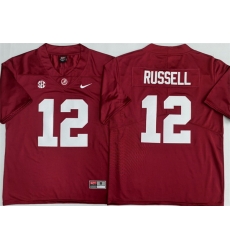 Men Alabama Crimson Tide 12 Keelon Russell Red 2026 Stitched Football Jersey Men Alabama Crimson Tide 12 Keelon Russell Red 2026 Stitched Football Jersey