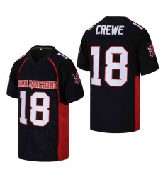 Men 18 Paul Crewe Longest Yard Mean Machine Movie Jersey black