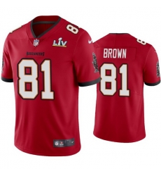 Men Antonio Brown Buccaneers Red Super Bowl Lv Vapor Limited Jersey