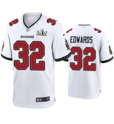 Men Mike Edwards Buccaneers White Super Bowl Lv Game Jersey