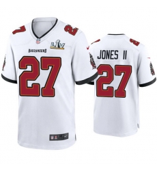 Men Ronald Jones Ii Buccaneers White Super Bowl Lv Game Jersey