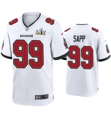 Men Warren Sapp Buccaneers White Super Bowl Lv Game Jersey