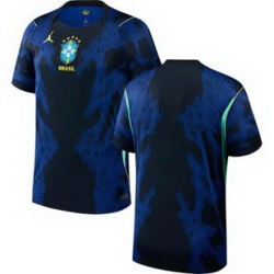 Youth 0 Brazil National Team Blank 2026 Home Jersey 2