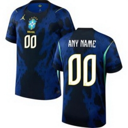 Youth 00 Brazil National Team Custom 2026 Home Jersey 1