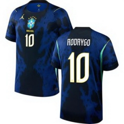 Youth 10Rodrygo Brazil National Team Raphinha 2026 Home Jersey 2