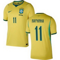 Youth 11Raphinha Brazil National Team Raphinha 2026 Home Jersey 1