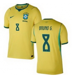 Youth 8 Brazil National Team Bruno Guimaraes 2026 Home Jersey 2 Youth 8 Brazil National Team Bruno Guimaraes 2026 Home Jersey 2