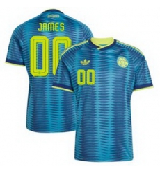 Youth Colombia Custom 2026 Away Replica Turquoise Jersey 2 Youth Colombia Custom 2026 Away Replica Turquoise Jersey 2